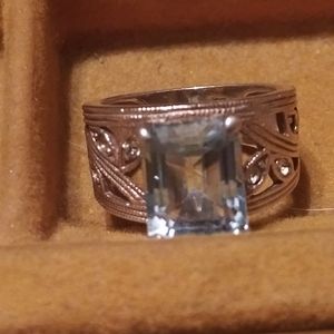 Blue Topaz Ring